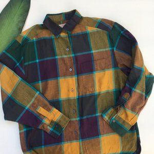 French Connection Flannel Button Down Shirt